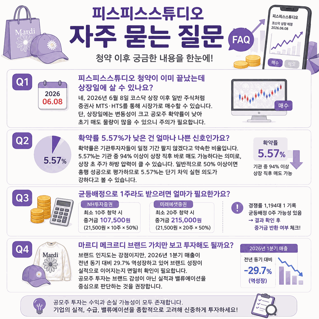 피스피스스튜디오 공모주 청약