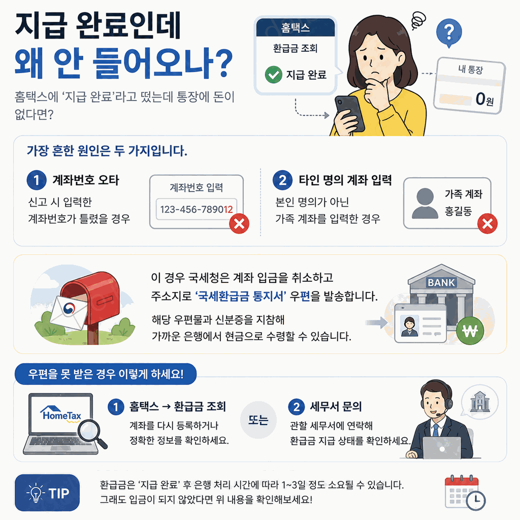 2026 종합소득세 환급 5