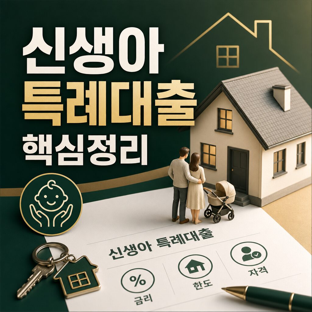 2026년 신생아 특례대출 완벽 가이드 금리·한도·자격