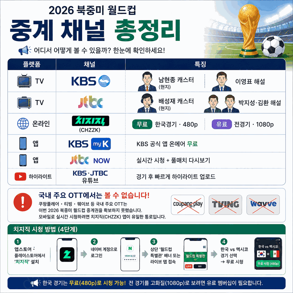 대한민국 vs 멕시코 2026 월드컵 A조 2차전 5
