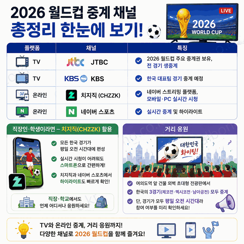 대한민국 vs 체코 2026 월드컵 A조 1차전 4