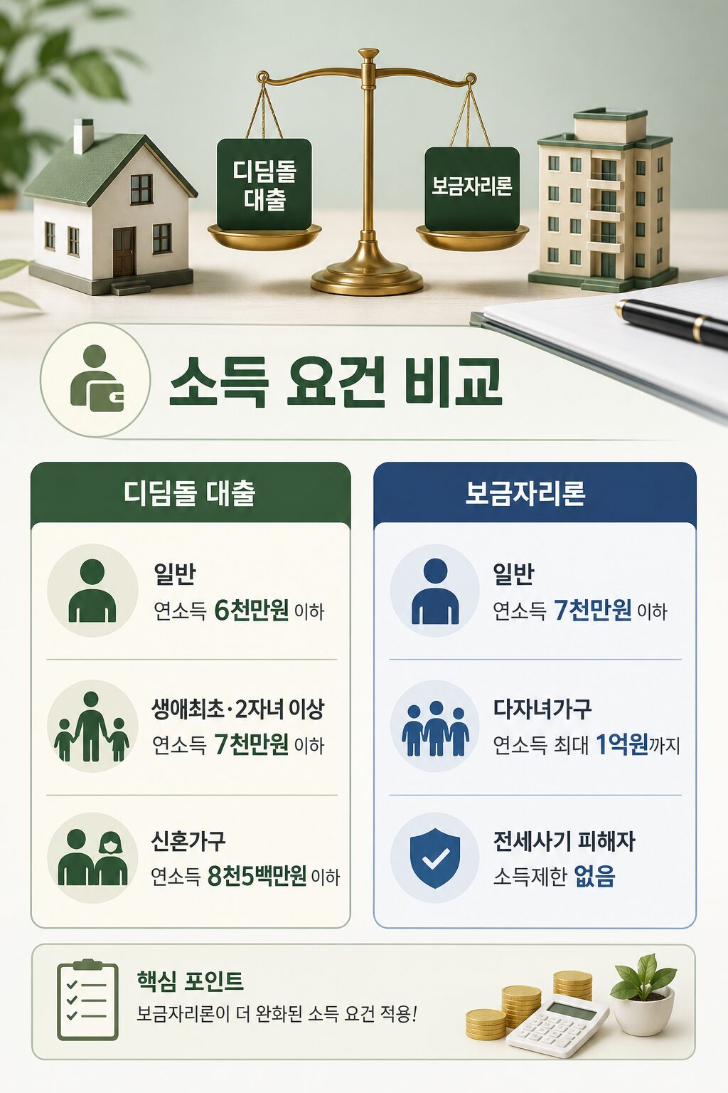디딤돌 대출 vs 보금자리론 2026년 최신 비교 분석 1 1