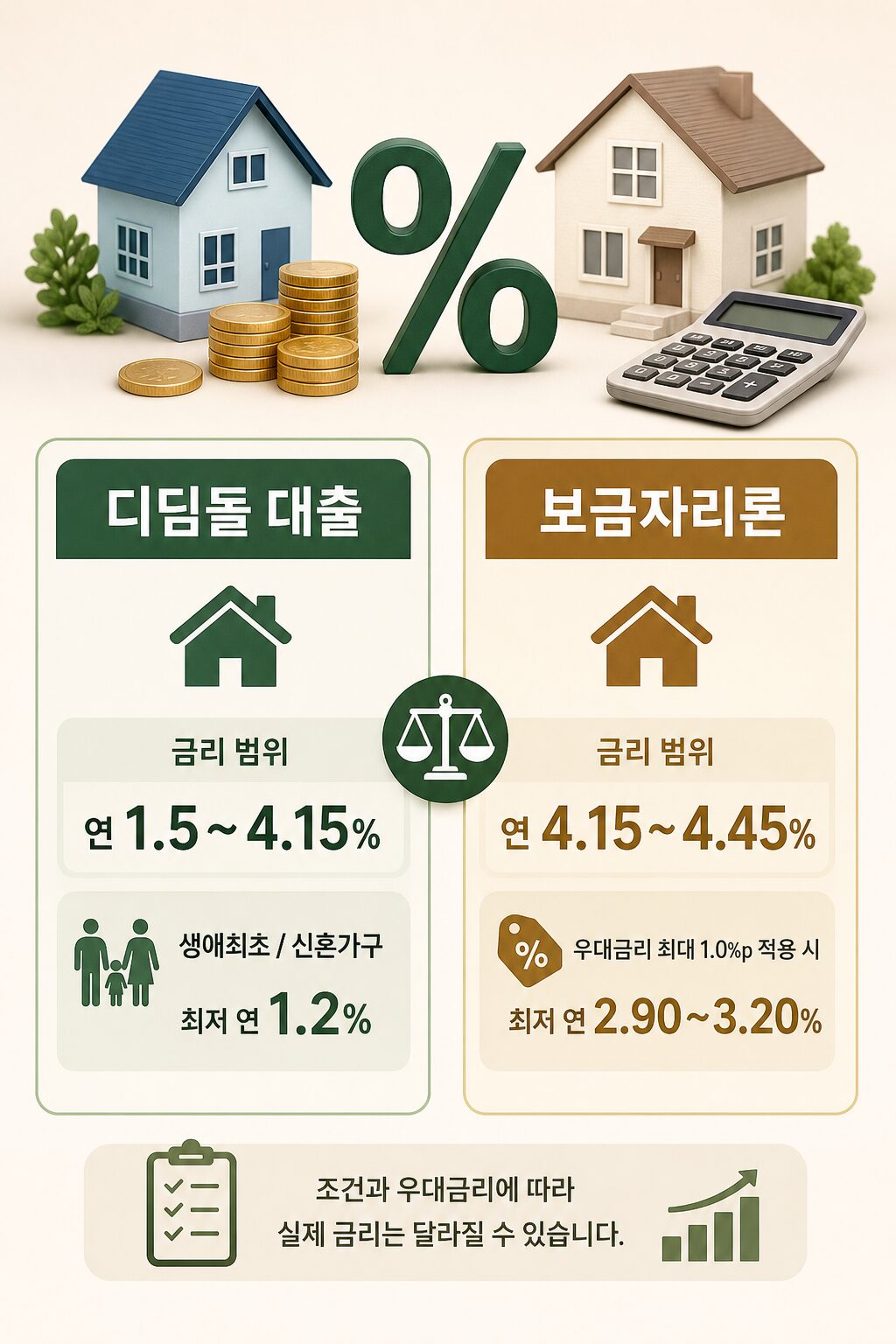디딤돌 대출 vs 보금자리론 2026년 최신 비교 분석 1 2
