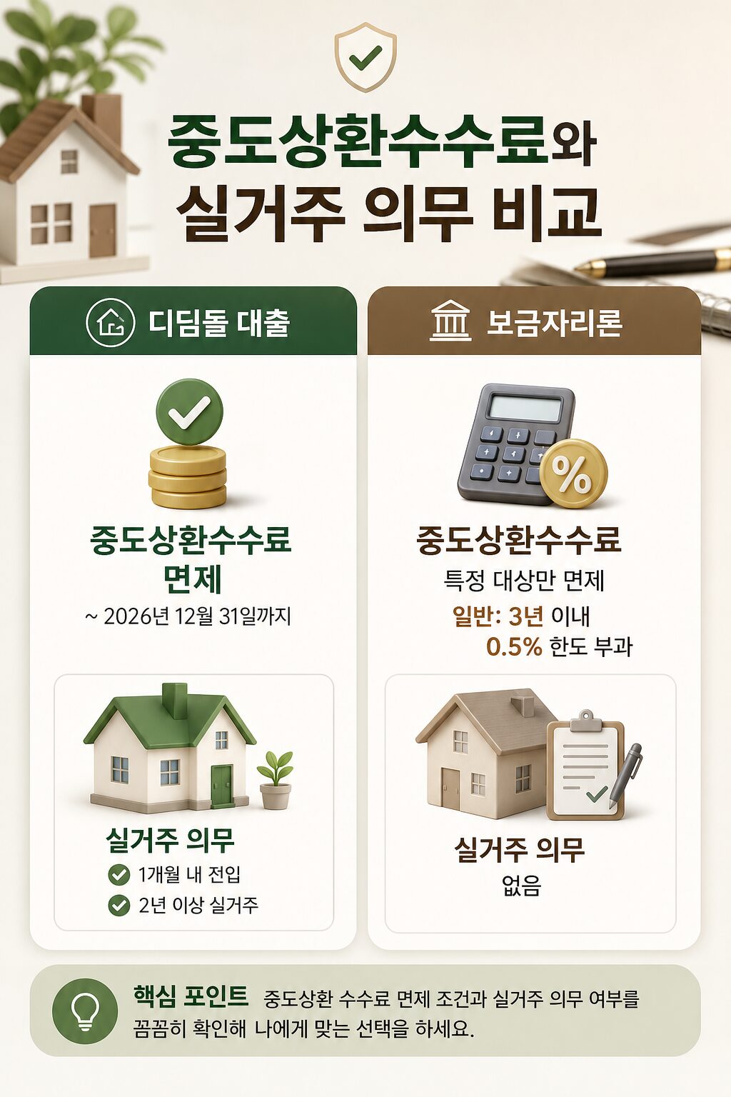 디딤돌 대출 vs 보금자리론 2026년 최신 비교 분석 1 5