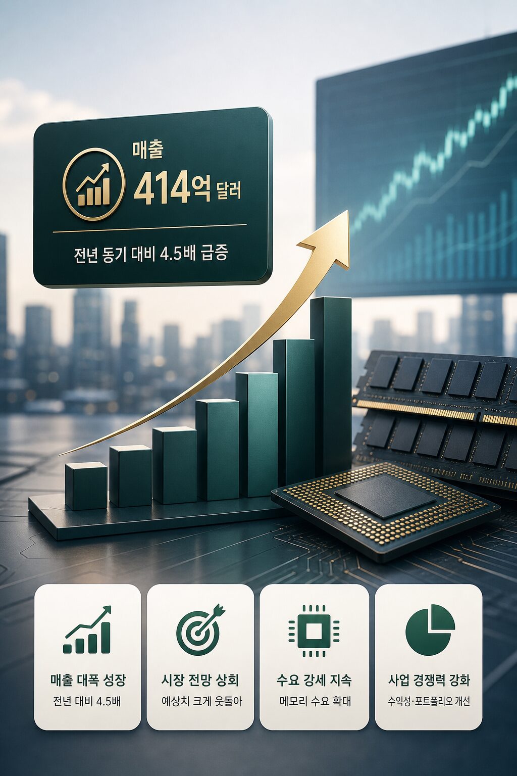 마이크론 실적발표 6배 급증 | AI 메모리 슈퍼사이클 시작 2 마이크론 실적발표 6배 급증 AI 메모리 슈퍼사이클 시작 1