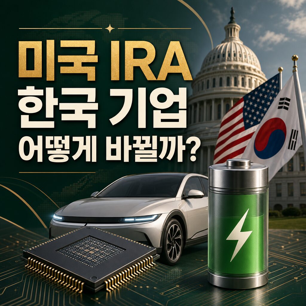 미국 IRA가 한국 반도체·배터리 기업에 미치는 영향 달봉이