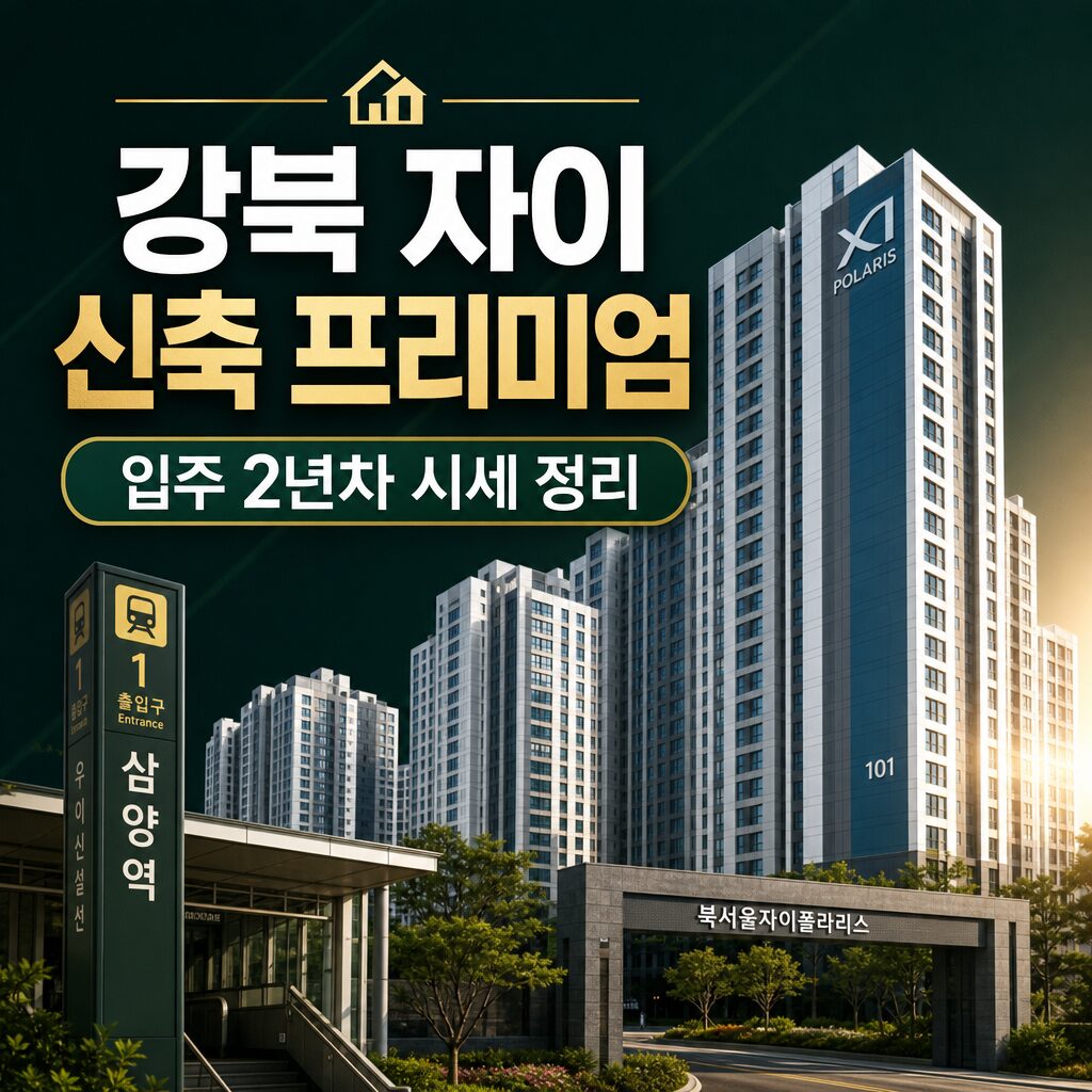 북서울자이폴라리스 시세·분양가·입주 정보 강북구 자이