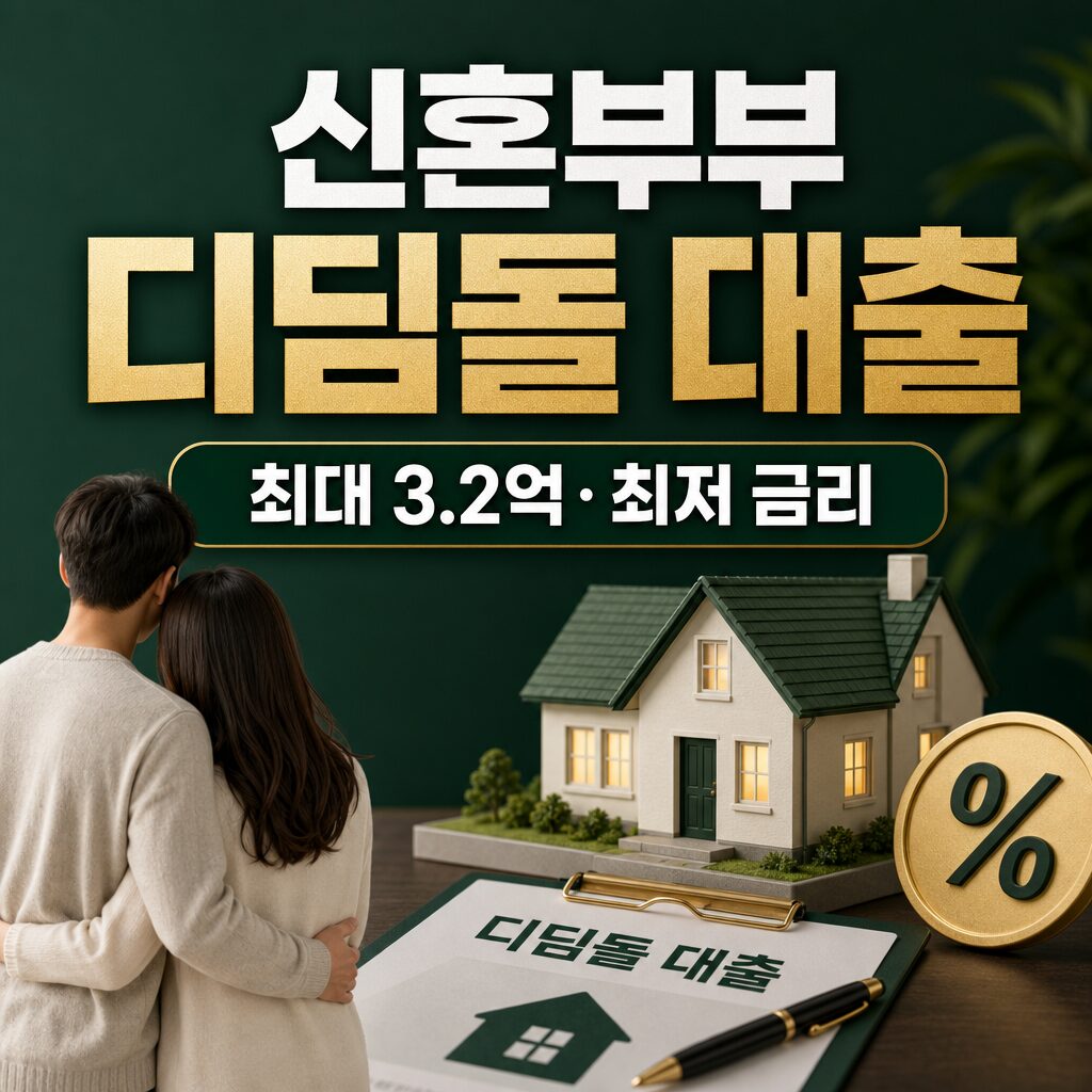 신혼부부 디딤돌 대출 2026년 한도·금리·자격 완벽 가이드