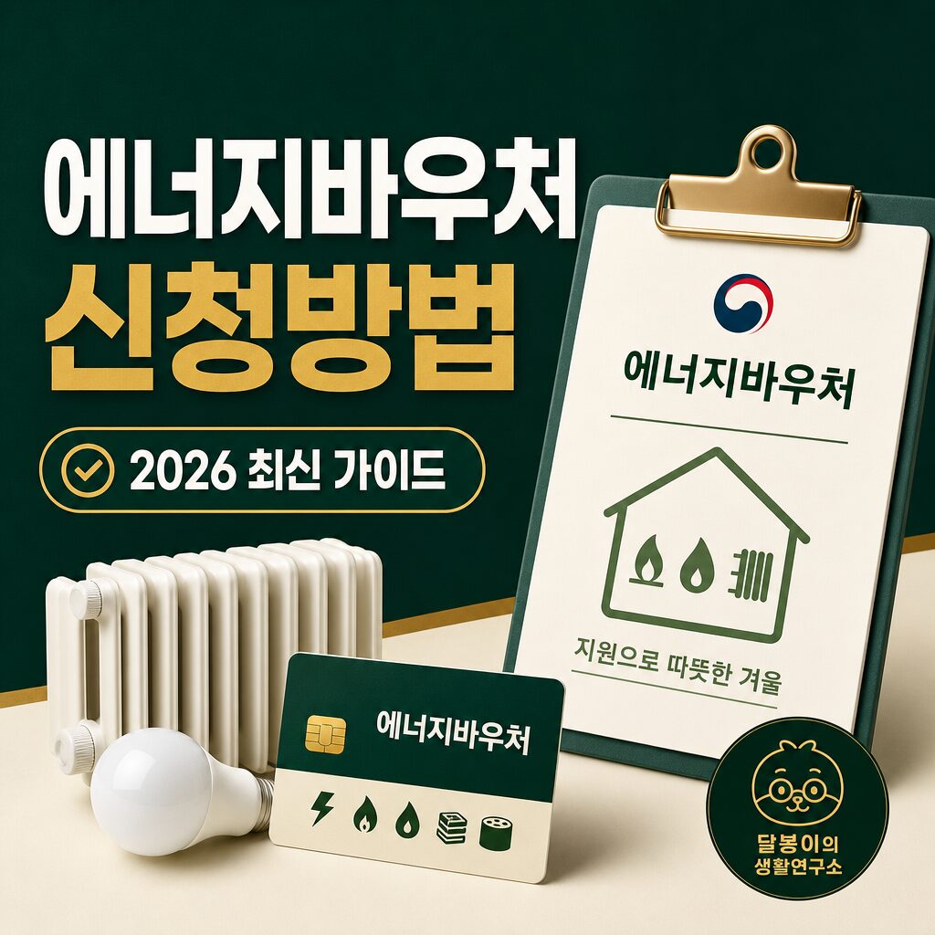 에너지바우처 신청방법 2026년 자격·기간·절차 완벽 가이드