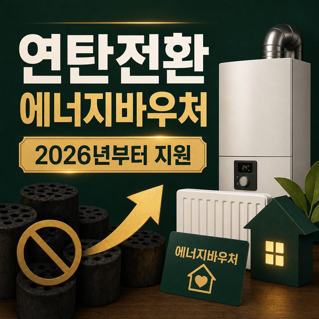 연탄전환 에너지바우처 2026년부터 시작되는 난방비 지원