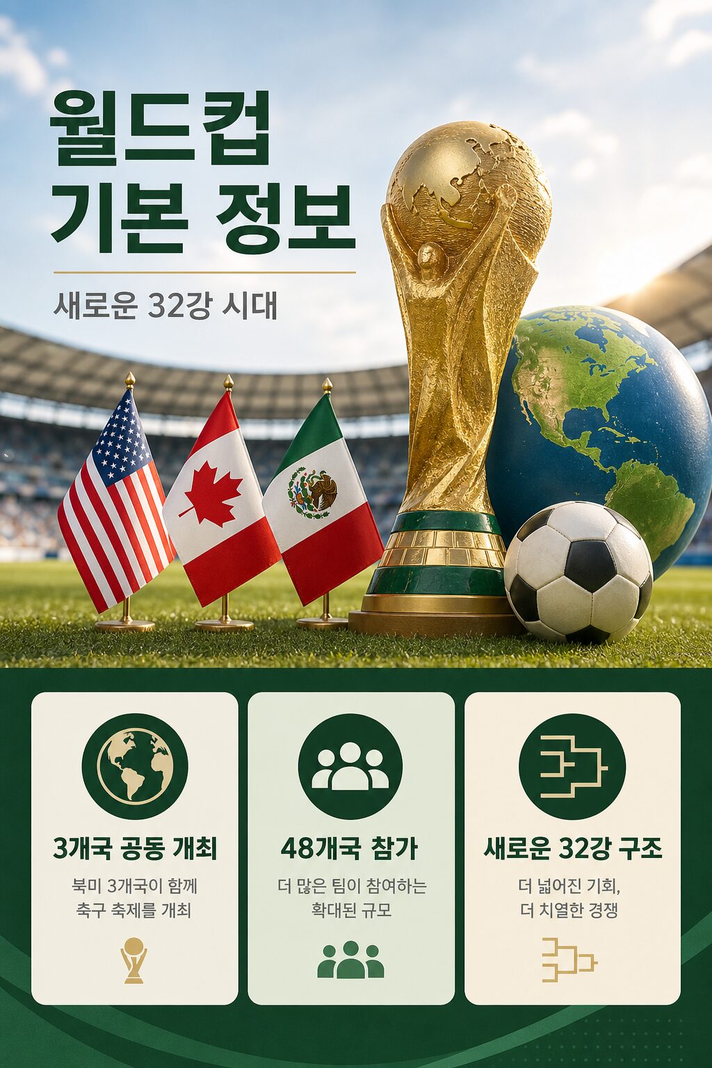 월드컵 한국 32강 2026 북중미 대회 확정 현황 1