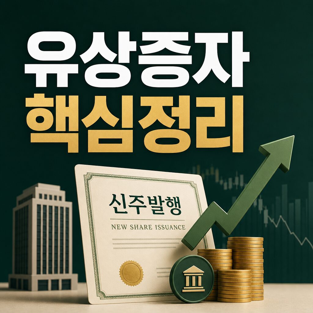 유상증자 뜻과 주가 영향 신주발행 완벽 해석