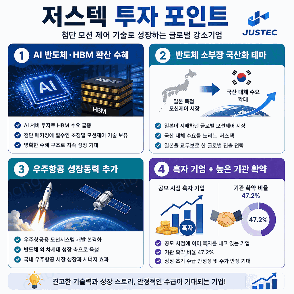 저스텍 공모주 2026 6