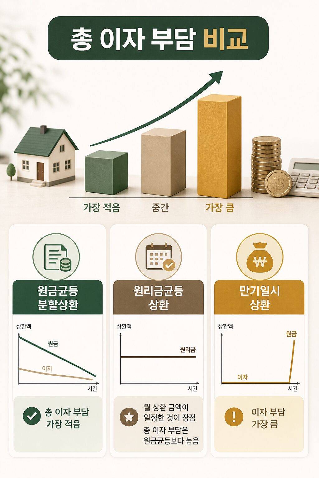 주택담보대출 상환 방식 원리금균등·원금균등·일시상환 비교 1 3