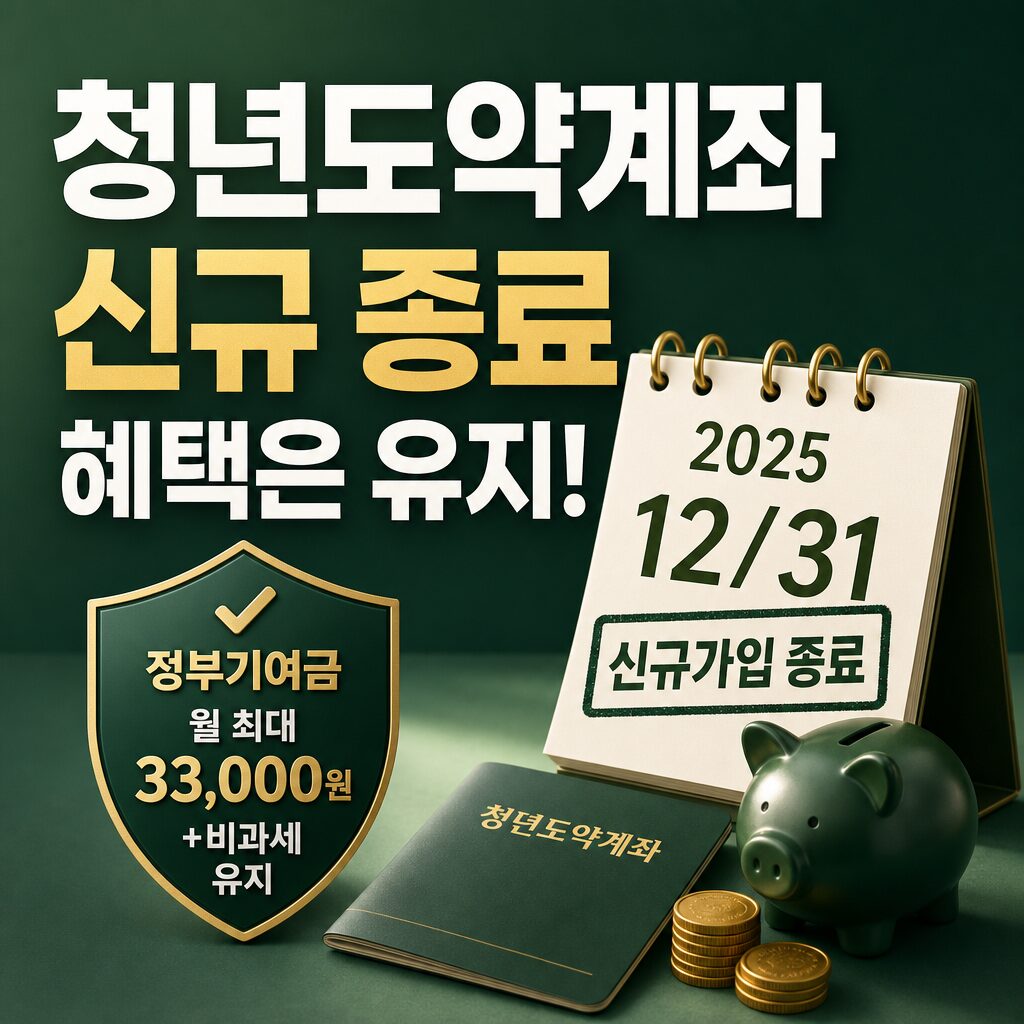 청년도약계좌 2026년 신규 가입 종료 기존 가입자는 혜택 유지 달봉이 2