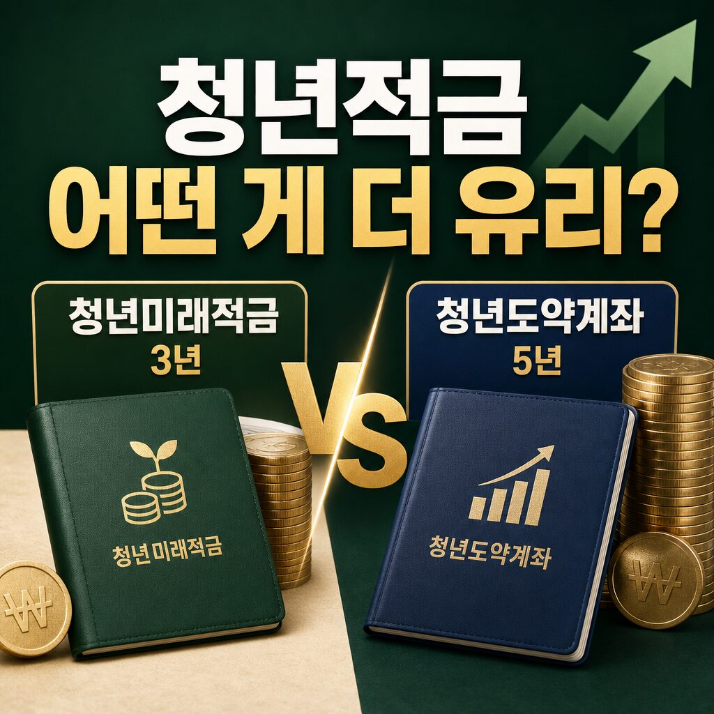 청년미래적금 vs 청년도약계좌 만기 수령액 완벽 비교 달봉이