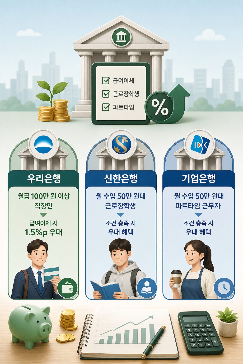 청년미래적금 은행 별 비교 최대 금리 8 정부 기여금 1 3
