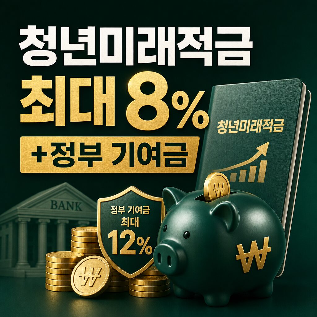 청년미래적금 은행 별 비교 최대 금리 8 정부 기여금