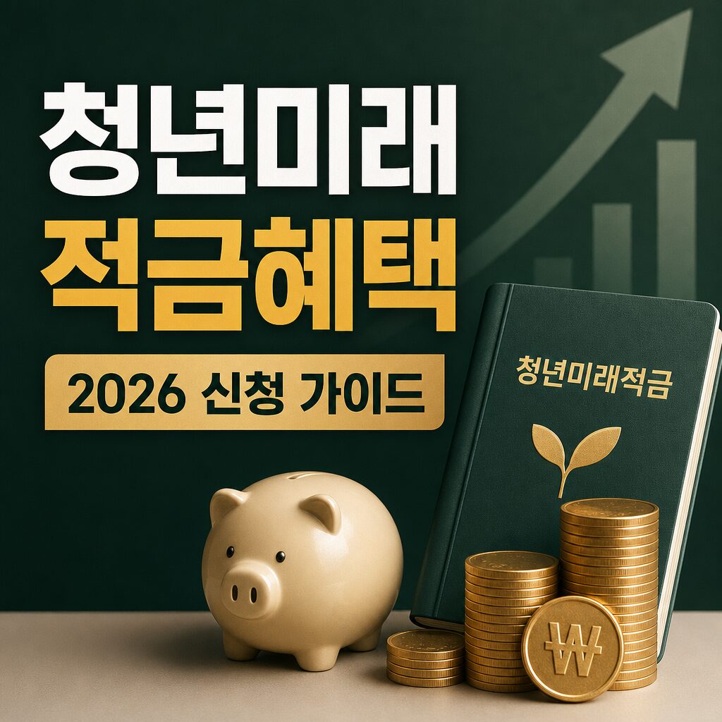 청년미래적금 조건 완벽 정리 2026년 신청 가이드
