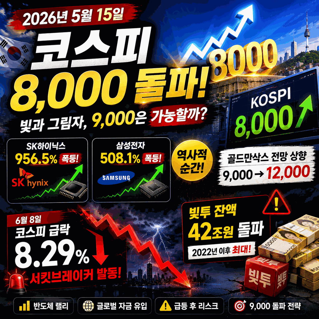 코스피 8000 돌파