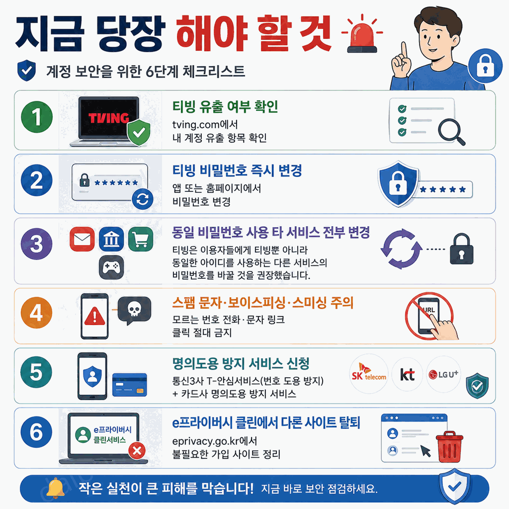 티빙 개인정보 유출 2026 7