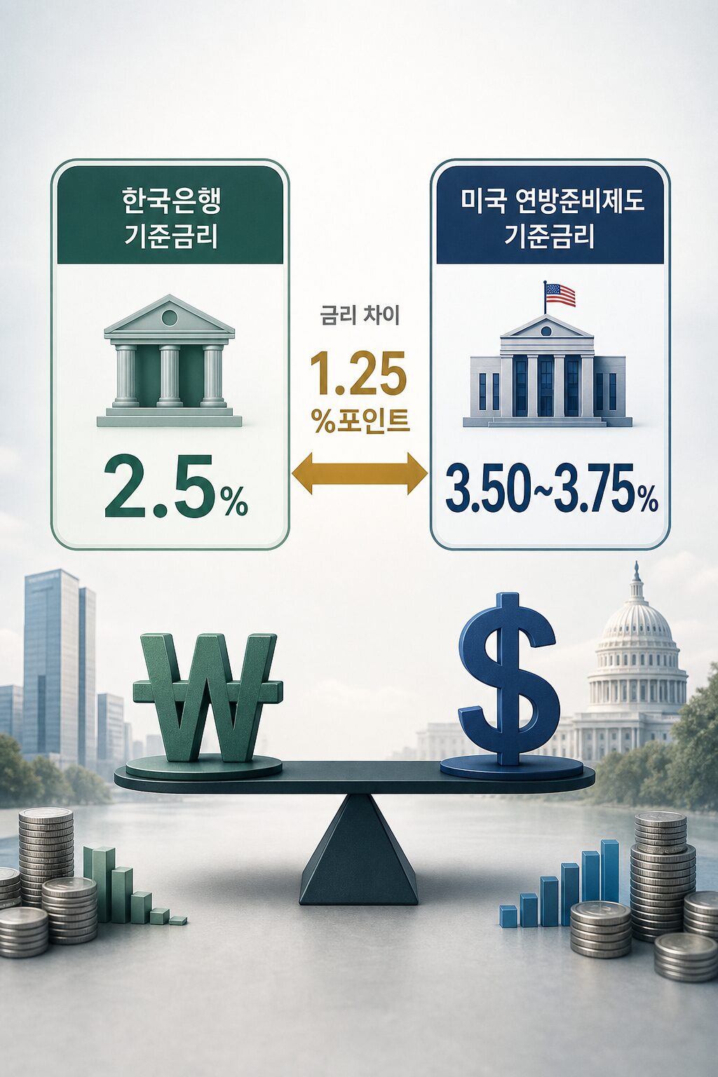 한·미 금리 차이가 한국 주식에 미치는 영향 2026년 투자 전략 1