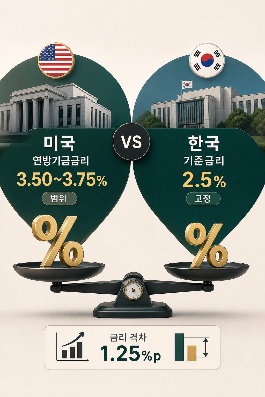 한국 vs 미국 경제정책 차이점 금리·재정정책 완벽 비교 1 1