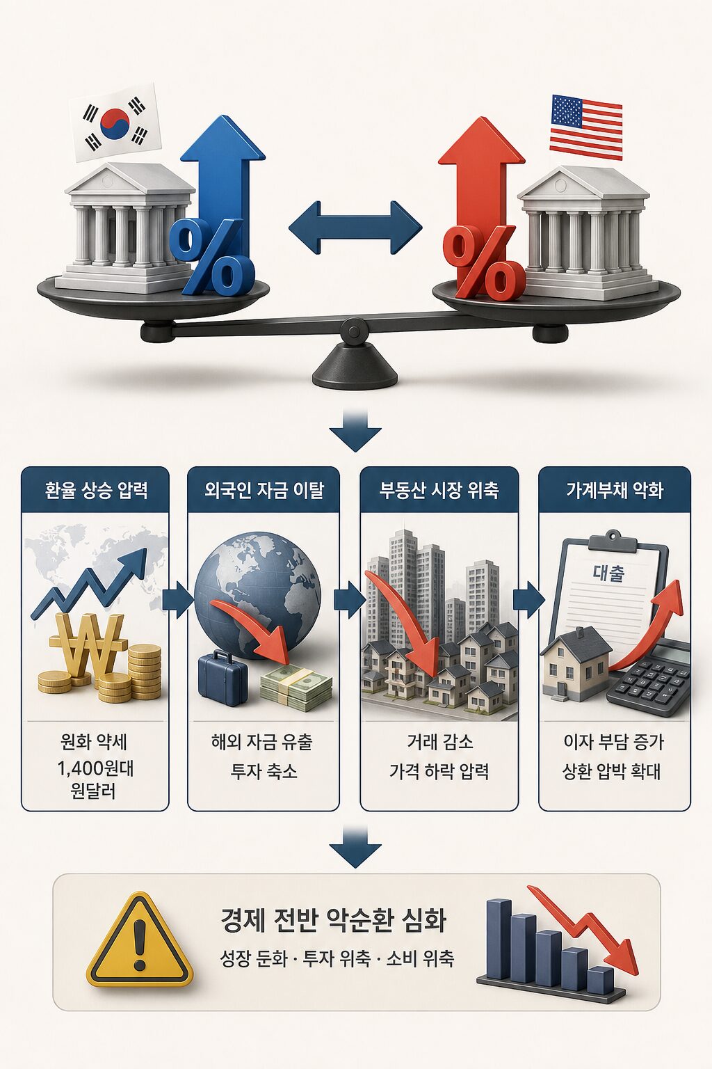 한국 vs 미국 경제정책 차이점 금리·재정정책 완벽 비교 1 5