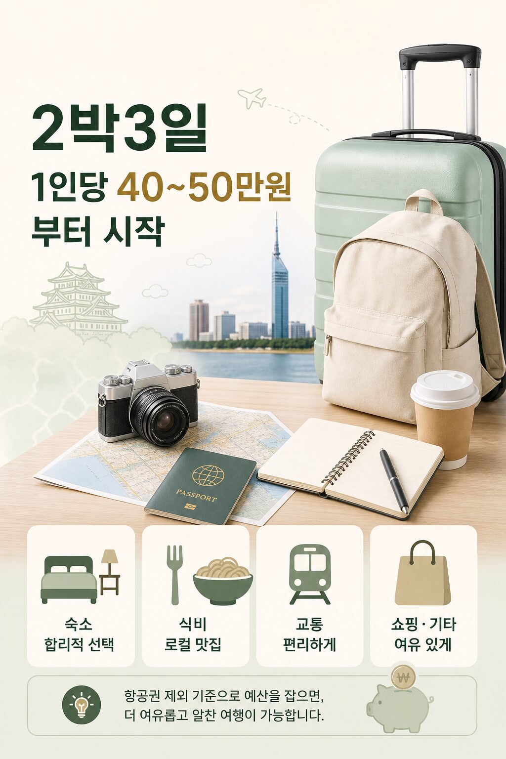후쿠오카 여행 비용 | 2026년 최신 경비·항공권·숙박료 2 후쿠오카 여행 비용 2026년 최신 경비·항공권·숙박료 1