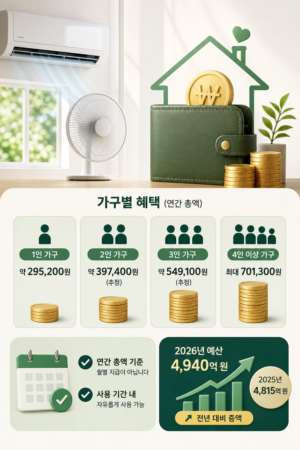 2026년 냉방지원금 신청 기간 총정리 일정·대상·금액 1 2