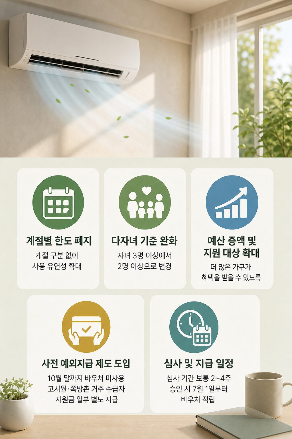 2026년 냉방지원금 신청 기간 총정리 일정·대상·금액 1 5