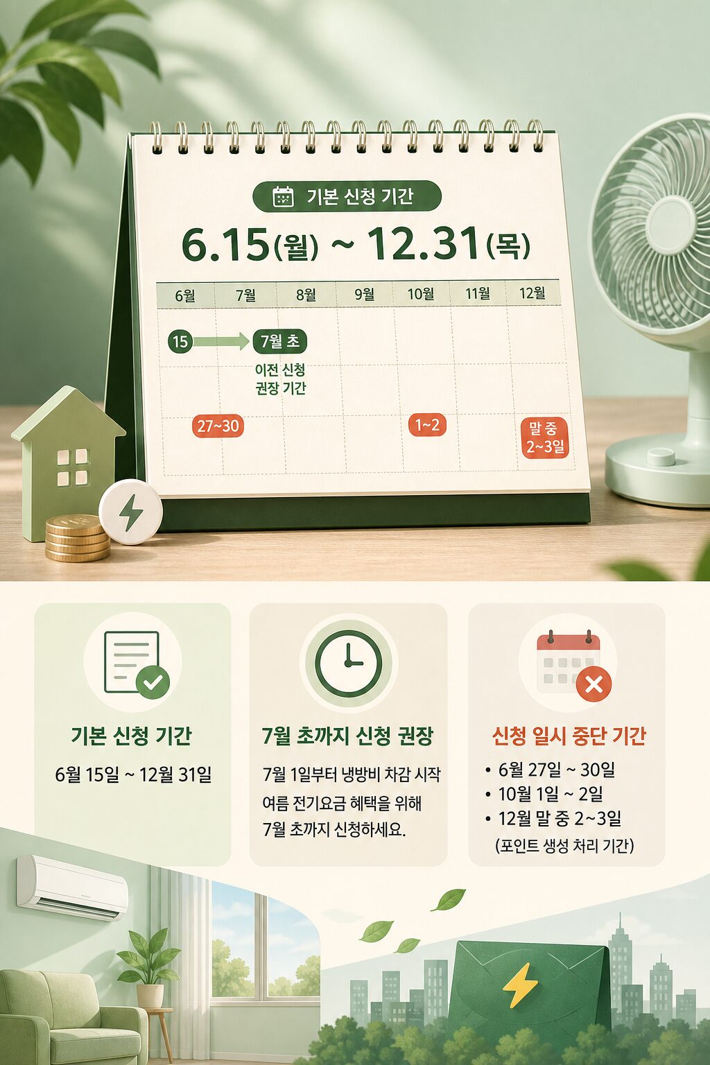 2026년 냉방지원금 신청 기간 총정리 일정·대상·금액 1