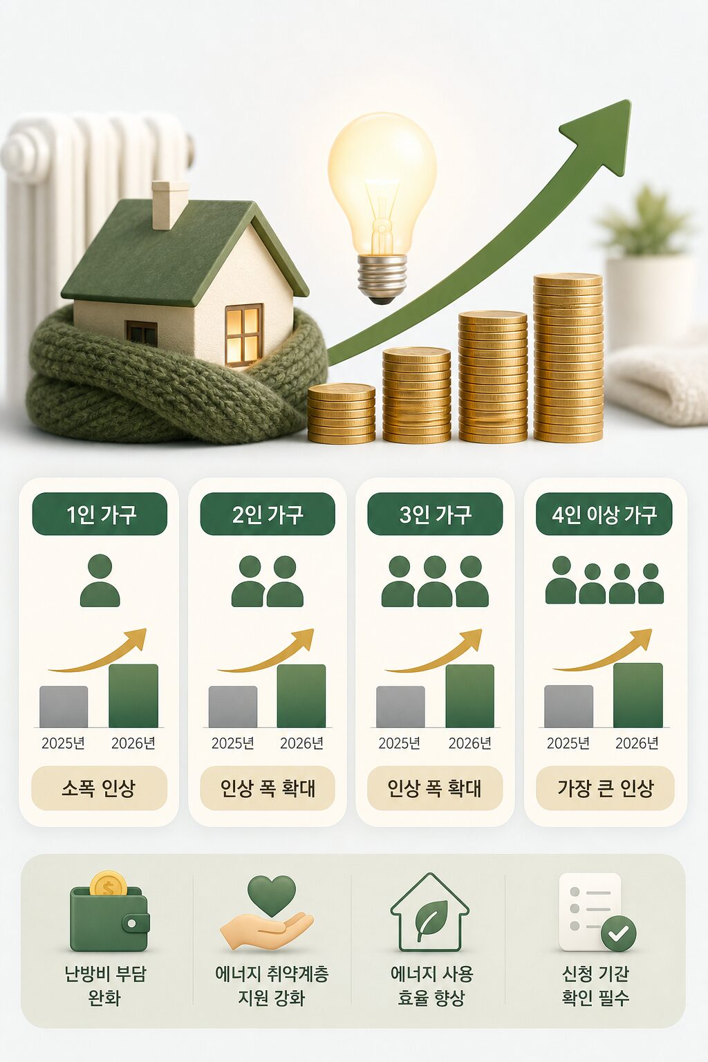 2026년 에너지바우처 금액 세대원별 연간 지원액 1 1