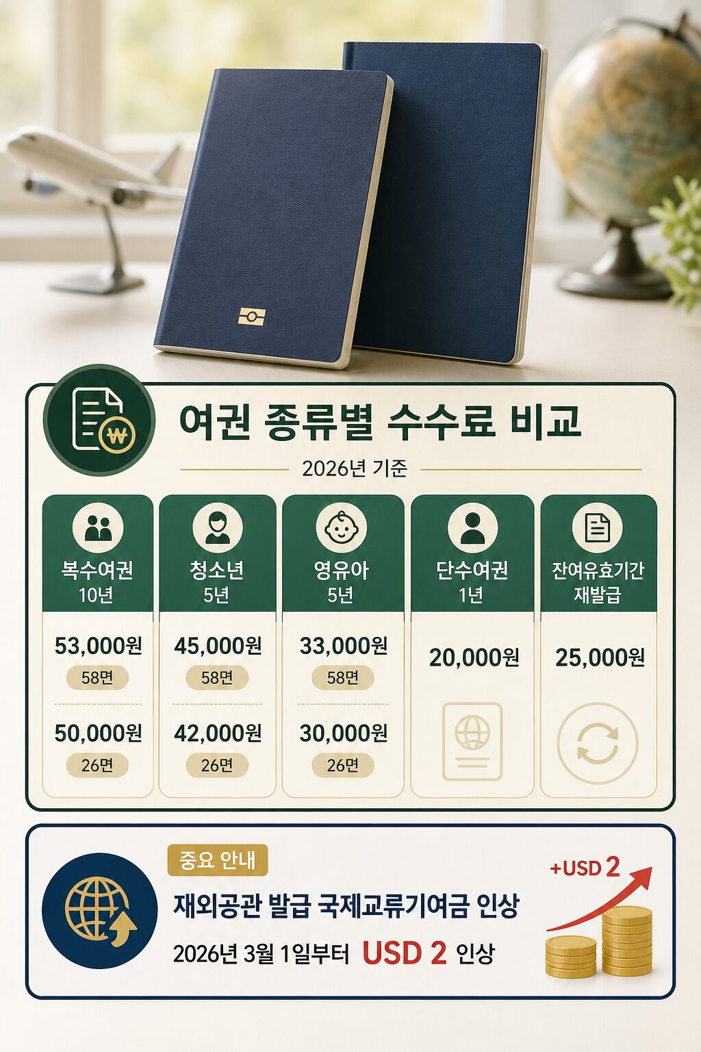 2026년 여권 갱신 완벽 가이드 수수료·신청 절차·필수서류 1