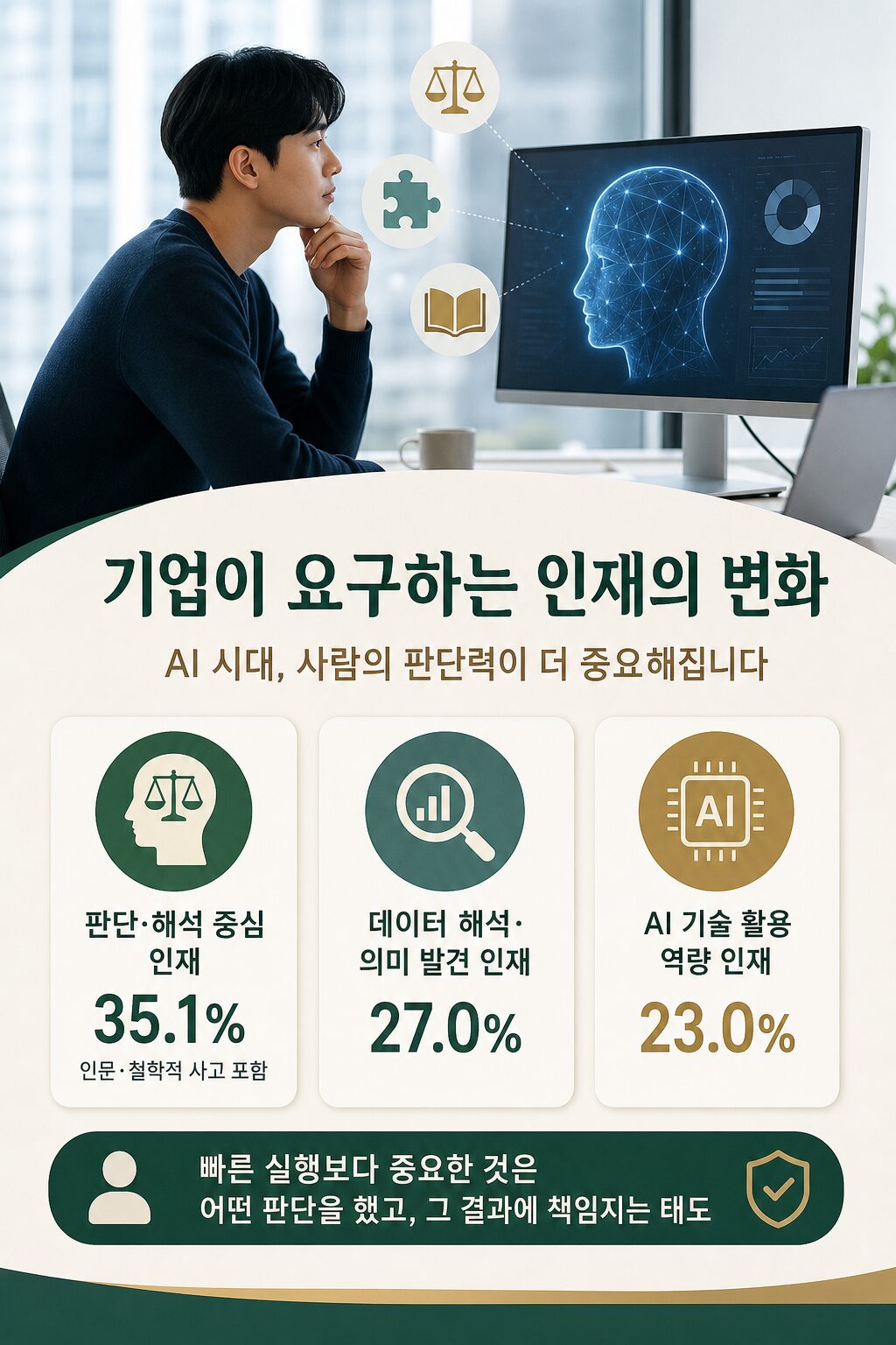 AI 시대 인재 필수 특징 판단자가 되어야 하는 이유 1
