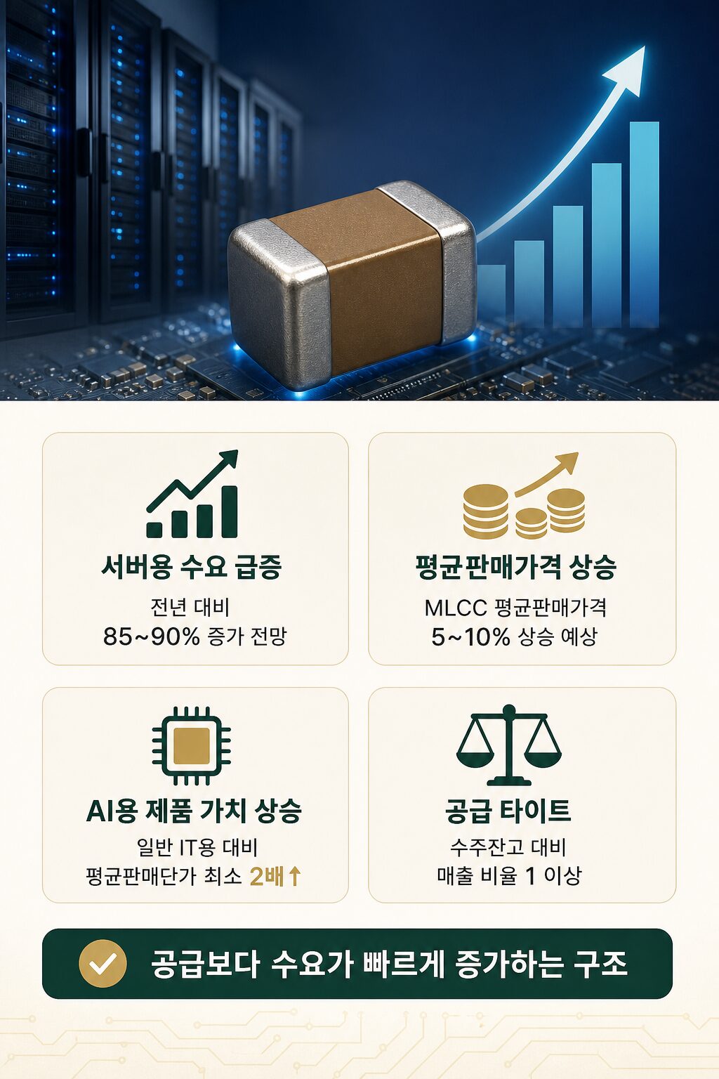 MLCC 관련주 AI 서버 붐에 수익 기회 찾기 1 2