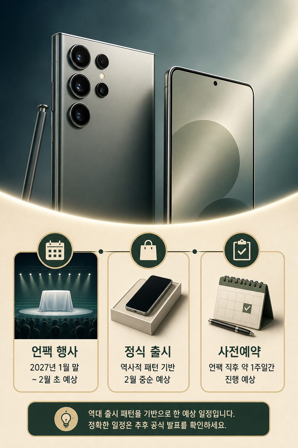 갤럭시 S27 2027년 출시 예상 가격·사양·Pro 라인업 정보 1 1