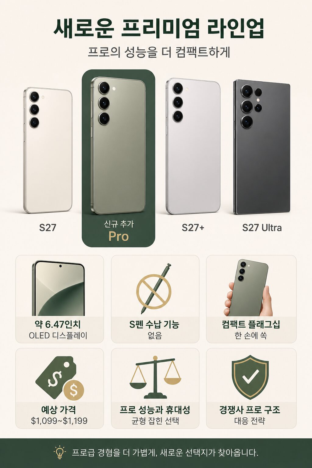갤럭시 S27 2027년 출시 예상 가격·사양·Pro 라인업 정보 1 2
