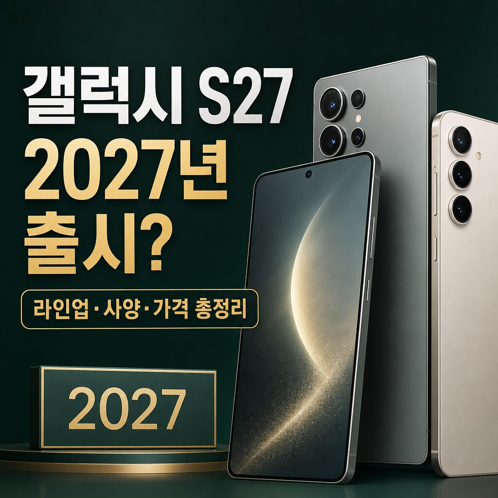갤럭시 S27 2027년 출시 예상 가격·사양·Pro 라인업 정보
