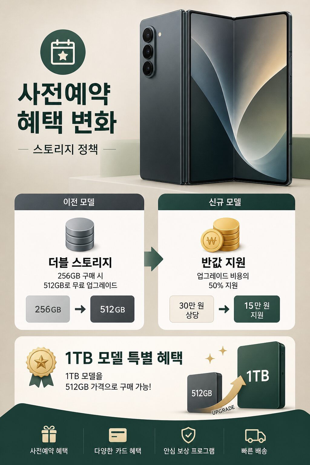 갤럭시 폴드8 사전예약 | 가격·혜택·일정 완벽 정리 5 갤럭시 폴드8 사전예약 가격·혜택·일정 완벽 정리 1 3