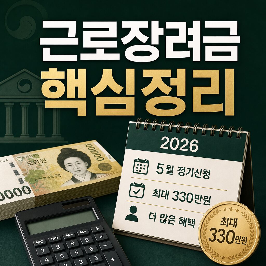 근로장려금 2026년 지급일·금액·조회·신청 완벽 정리 달봉이