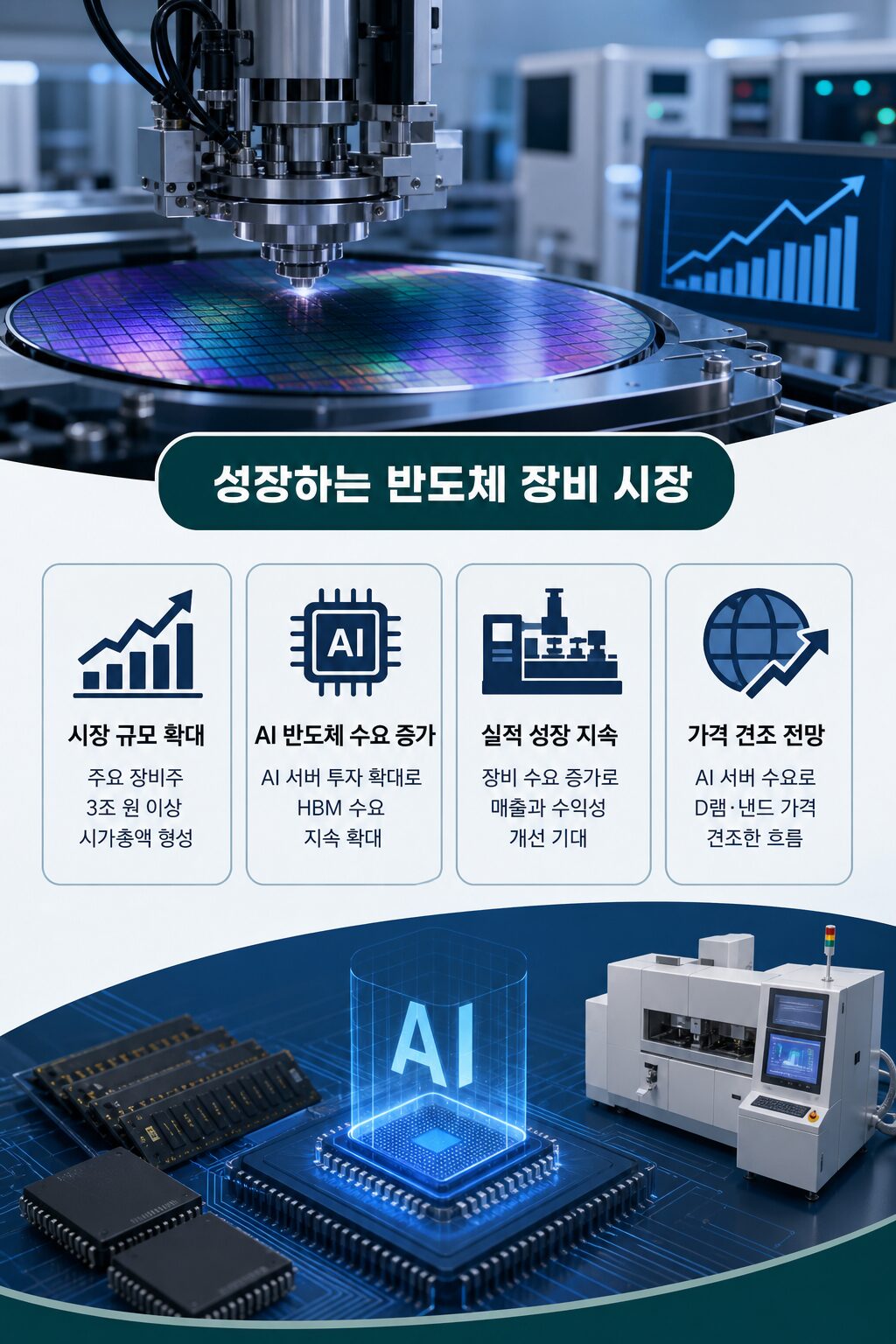 반도체 장비 관련주 2026년 투자 가이드 AI 수요 급증 1