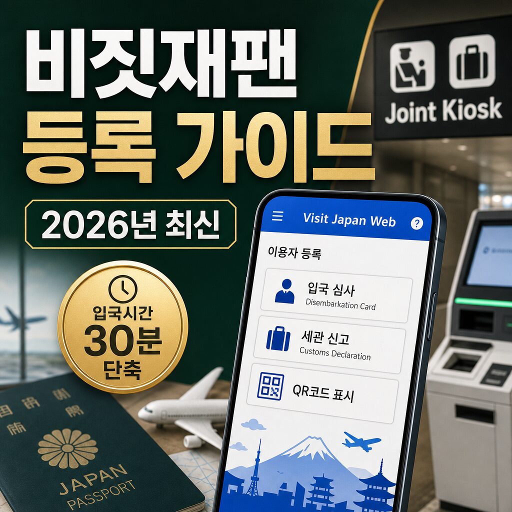 비짓재팬 등록 방법 2026년 최신 가이드