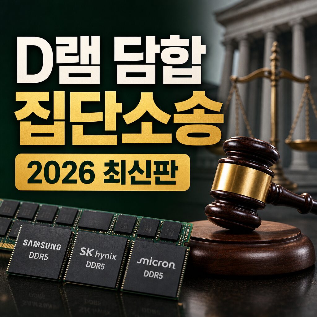 삼성·SK·마이크론 D램 담합 소송 2026년 최신 현황