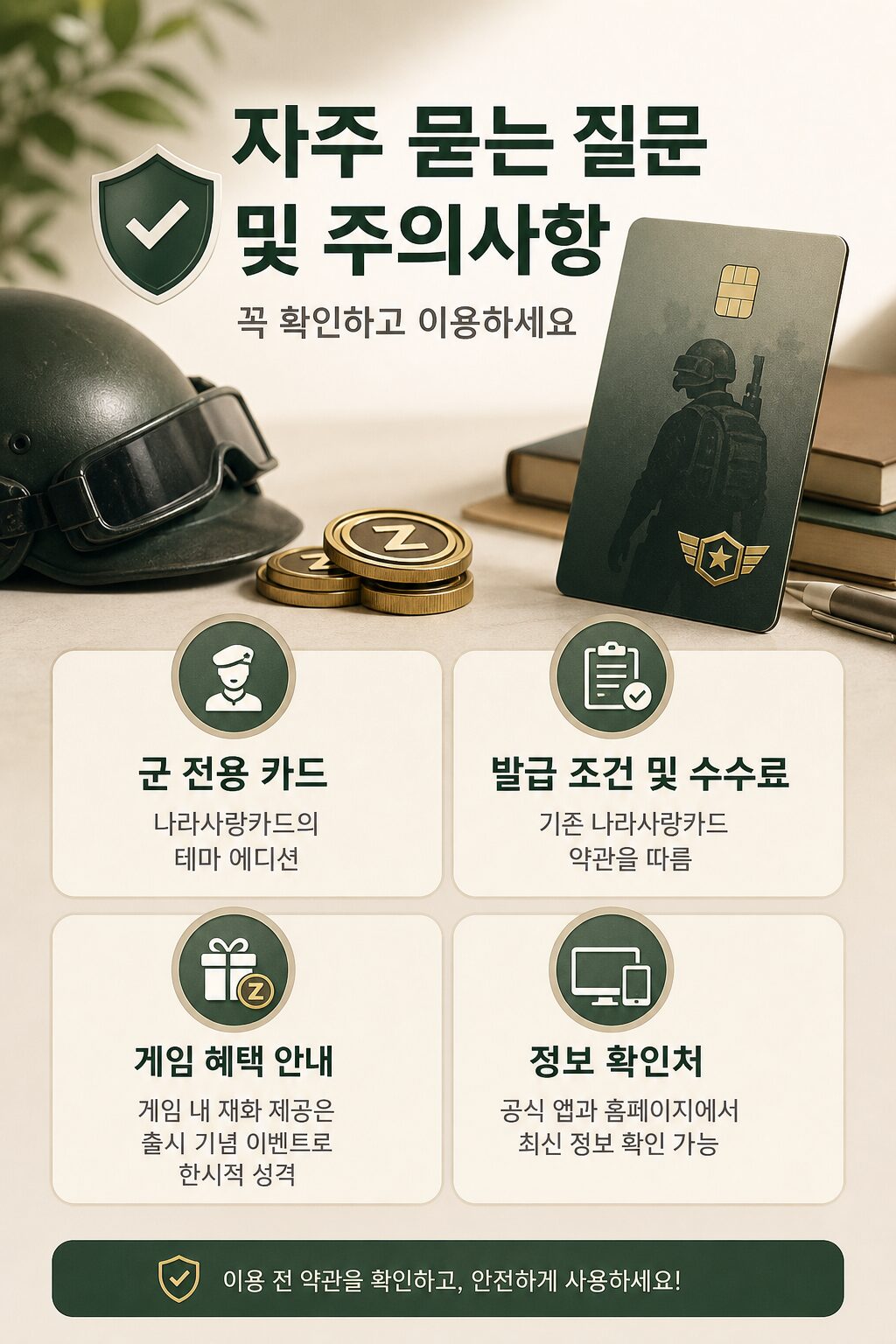 신한은행 배틀그라운드 카드 출시 군 장병 전용 한정판 5만좌 1 5