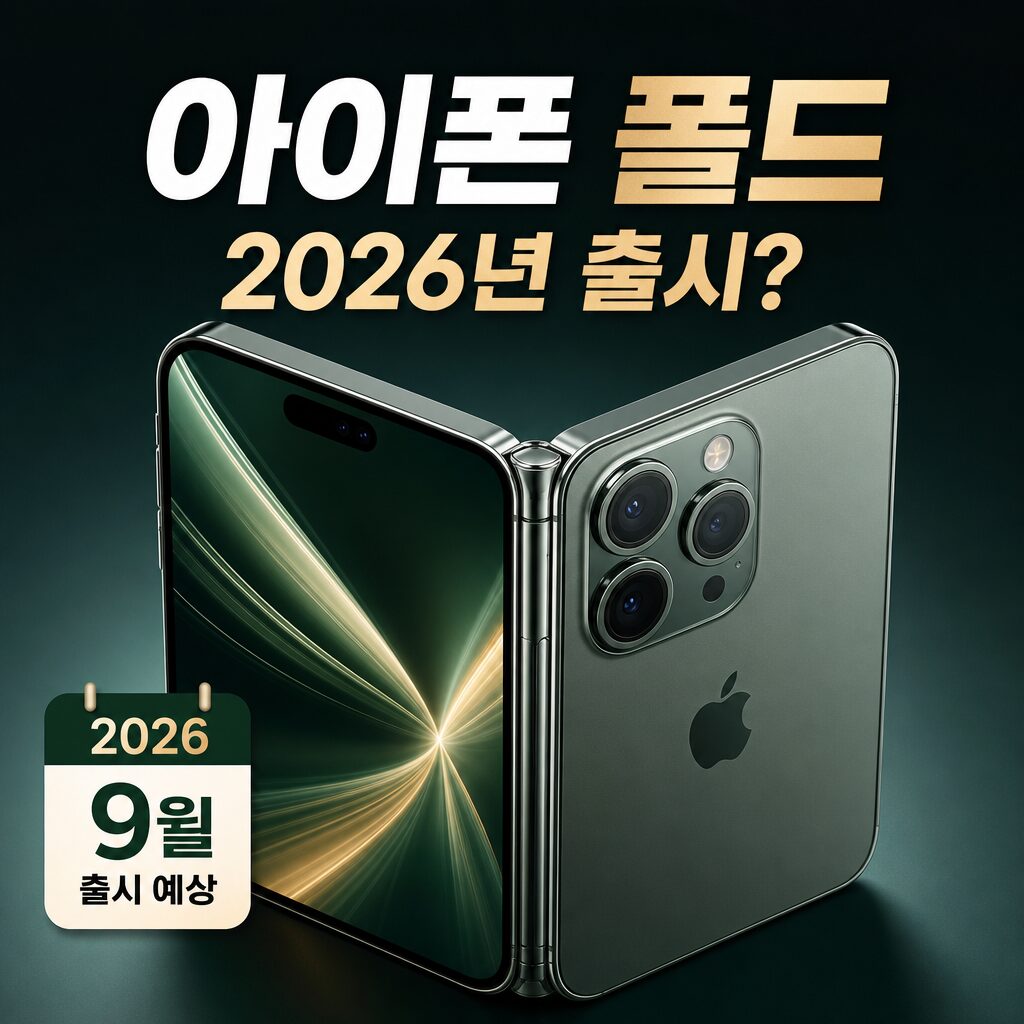 아이폰 폴드 2026년 9월 출시 확정 가격·사양·출시일 완벽 정리 달봉이