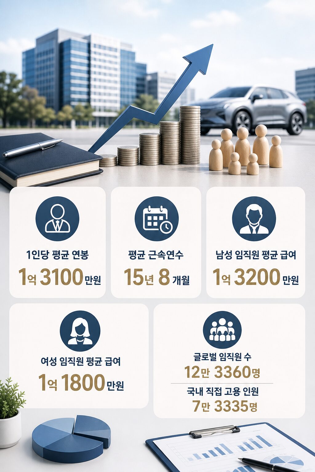 현대차 직원 연봉 1.3억 우리사주 785만주 재테크 1