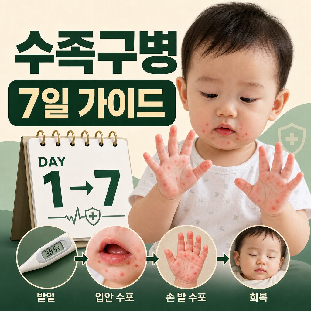 아기 수족구병 증상 순서 발열부터 회복까지 7일 가이드 1