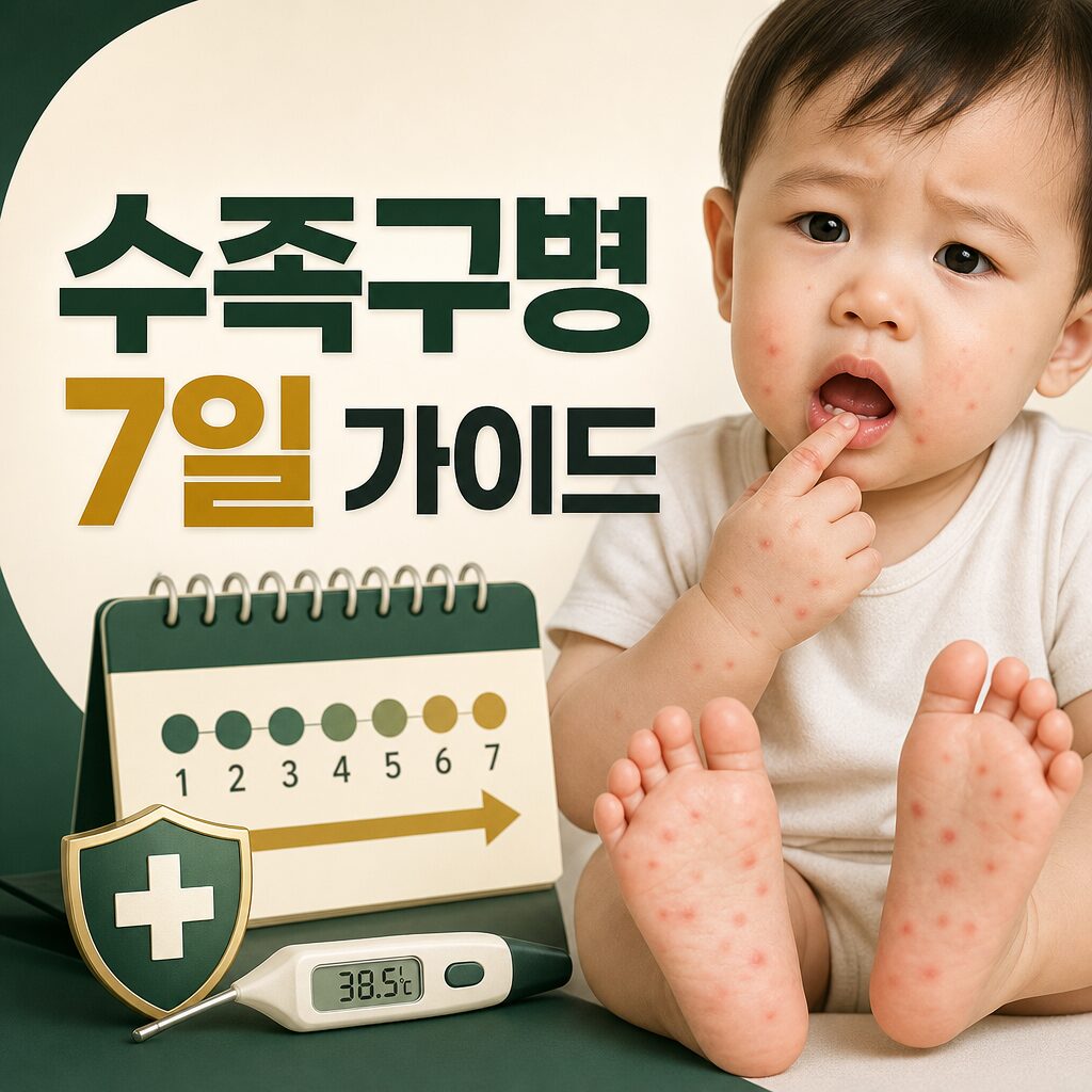 아기 수족구병 증상 순서 발열부터 회복까지 7일 가이드