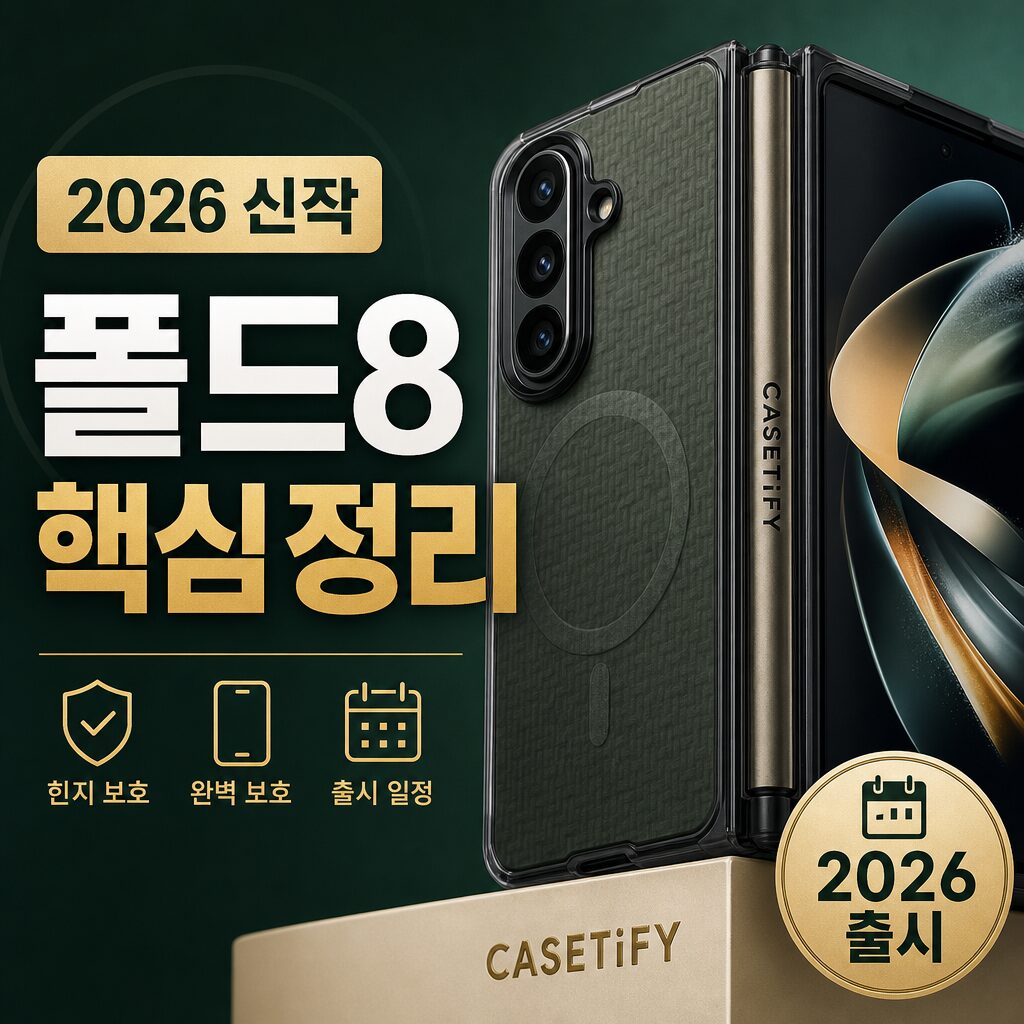 케이스티파이 폴드8 가격·기능·출시일 정리 2026년 신작